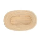 Matfer Bourgeat 118501 7 7/8" x 4 3/4" Banneton Dough Proofing Basket - Willow, Beige thumbnail 3