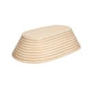 Matfer Bourgeat 118502 9 1/2" x 6" Banneton Dough Proofing Basket - Willow, Beige thumbnail 2