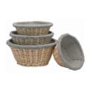 Matfer Bourgeat 118513 11 1/2" Banneton Round Dough Proofing Basket - Wicker, Beige thumbnail 5