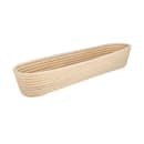 Matfer Bourgeat 118515 16 1/4" x 3 3/4" Banneton Dough Proofing Basket - Willow, Beige thumbnail 2