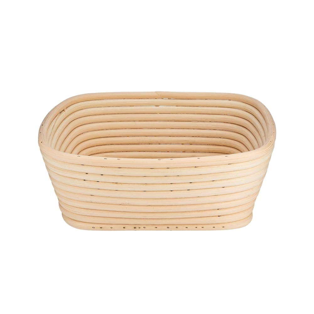 Matfer Bourgeat 118528 8 3/4" Banneton Dough Proofing Basket - Willow, Beige