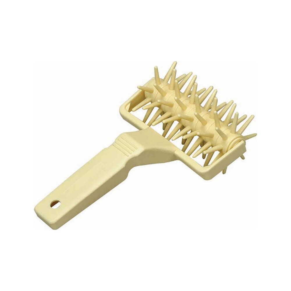 Matfer Bourgeat 141120 4 3/8" Dough Roller Docker w/ Ergonomic Handle, Plastic