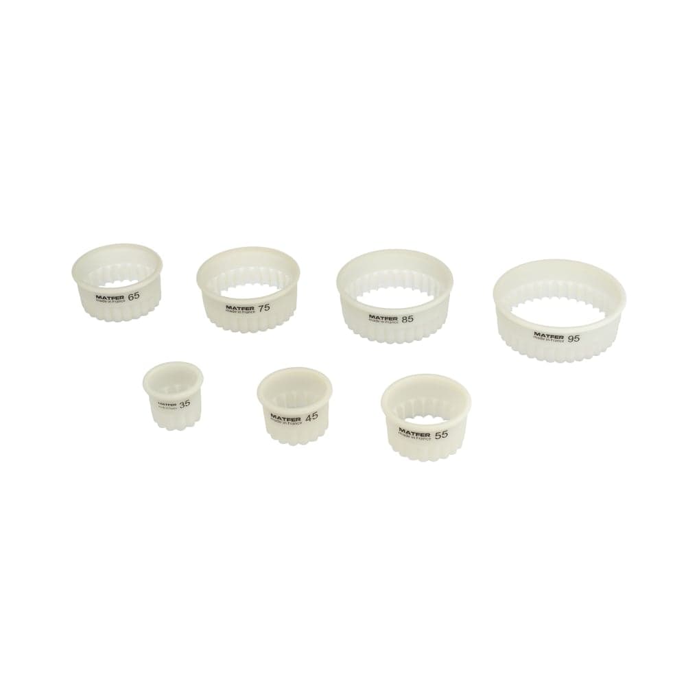 Matfer Bourgeat 150155 2" Round Pastry Cutter Set, Composite