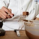 Matfer Bourgeat 262022 3-Tine Chocolate Fork - Stainless Steel w/ Polypropylene Handle thumbnail 2