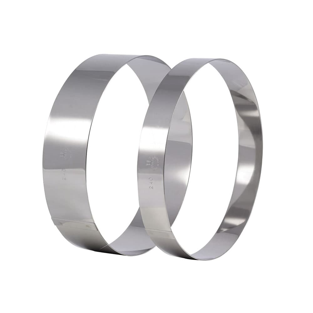 Matfer Bourgeat 371802 5 1/2" Ice Cream/Cake Ring, Stainless Steel