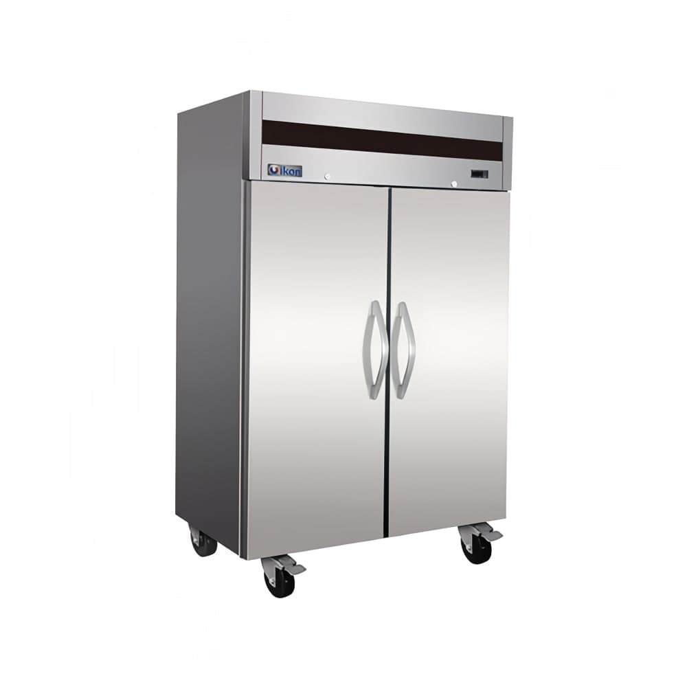 IKON IT56F 53 9/10" Two Section Reach In Freezer, (2) Left/Right Hinge Solid Doors, 115v