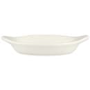 Hall China 12 oz. Oval, China Rarebit, White (5280AWHA) thumbnail 2