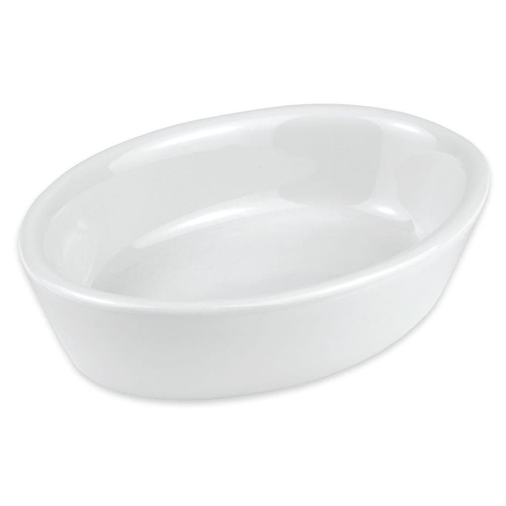 Hall China 6 oz. Oval, China Baking Dish, White (5700ABWA)