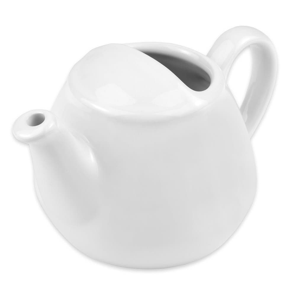 Hall China 16 oz London Teapot - China, Bright White (HL820ABWA)