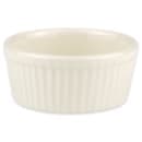 Hall China 4 1/2 oz Fluted Ramekin - China, White (HL8350AWHA) thumbnail 2