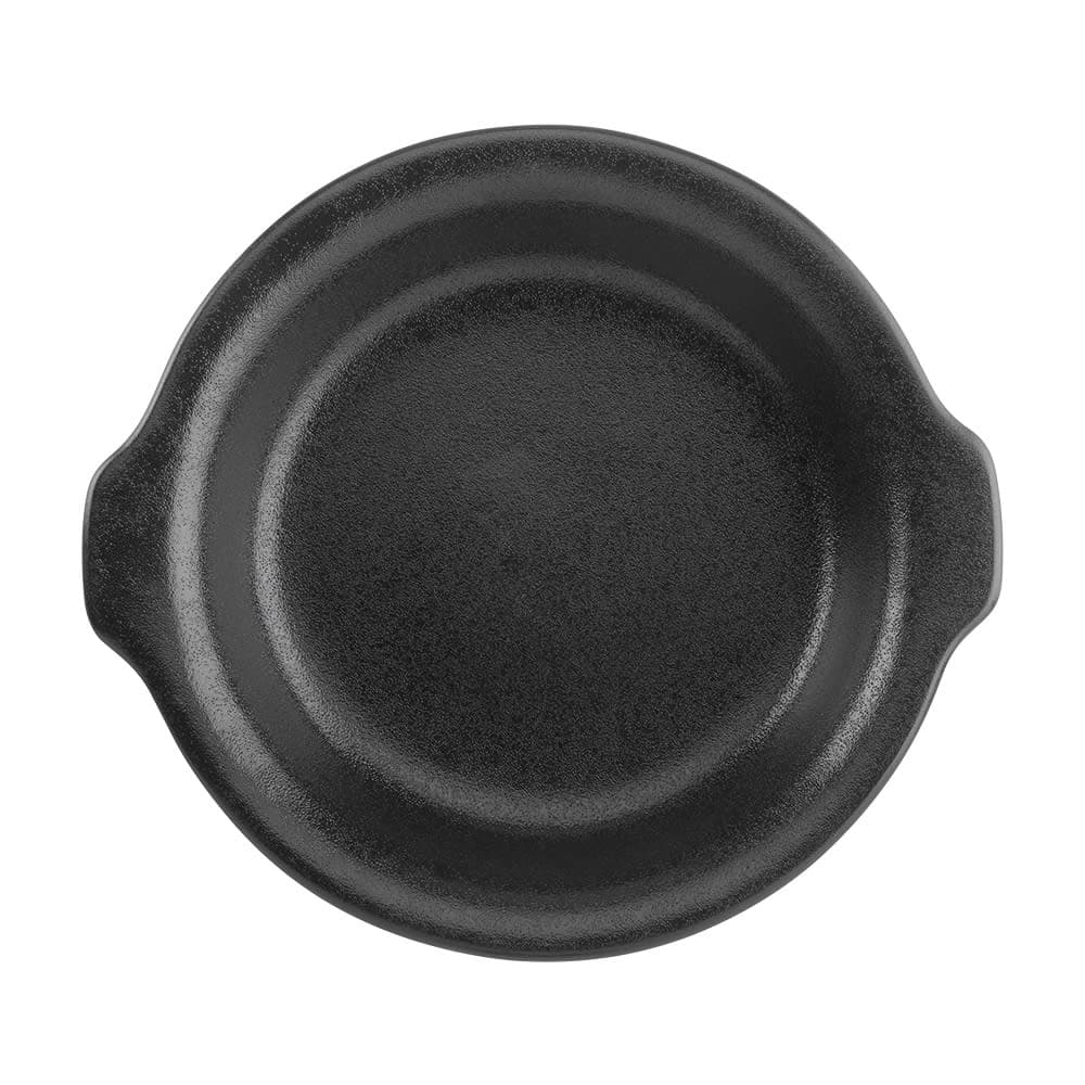 Hall China 10 oz Foundry Rarebit/Au Gratin Dish - China, Round, Black (HL5130AFCA)