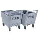 ITV Ice Makers 247 lb EASY KARTS Insulated Mobile Ice Caddy - Polyethylene, Gray (EC-250) thumbnail 2