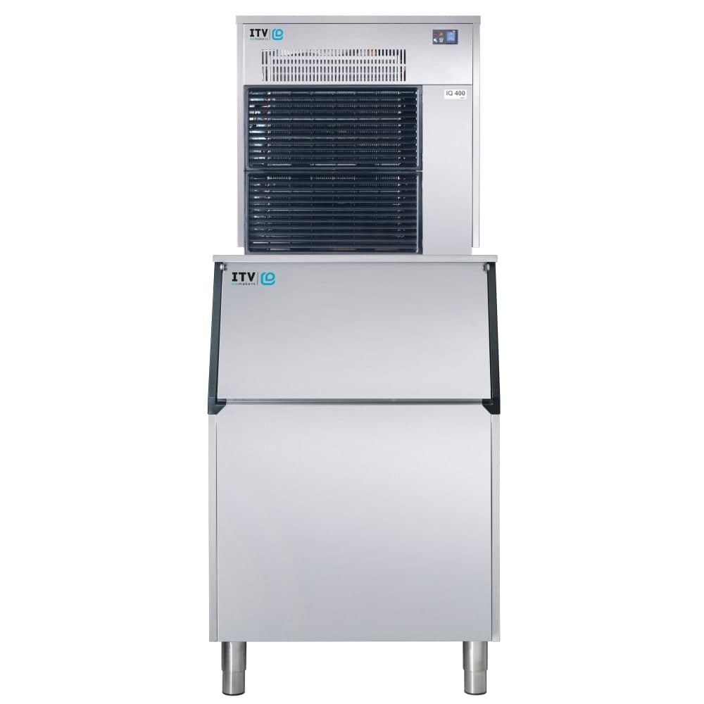 ITV Ice Makers 980 lb Ice Queen Flake Ice Machine w/ Bin - 507 lb Storage, Air Cooled, 208-230v (IQ 900/S-500)
