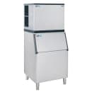 ITV Ice Makers 970 lb Spika Full/Half Cube Ice Machine w/ Bin - 507 lb Storage, Air Cooled, 208-230v (SPIKA MS 1000/S-500) thumbnail 2