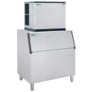 ITV Ice Makers 974 lb Spika Full/Half Cube Ice Machine w/ Bin - 750 lb Storage, Water Cooled, 208-230v (SPIKA MS 1000/S-750) thumbnail 2
