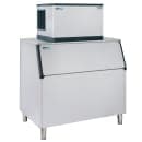 ITV Ice Makers 480 lb Spika Full/Half Cube Ice Machine w/ Bin - 860 lb Storage, Air Cooled, 115v (SPIKA MS 500/S-900) thumbnail 2