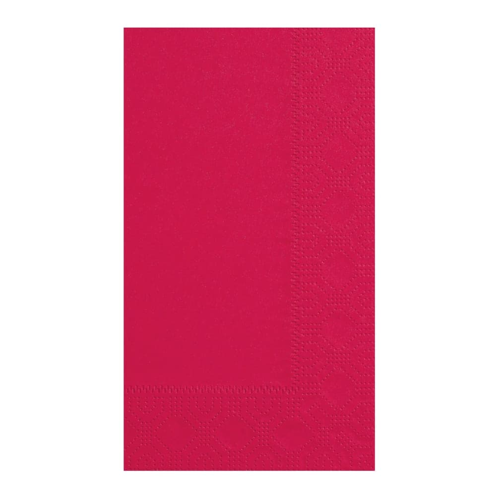 Hoffmaster 1/8 Fold Dinner Napkins - 2 ply, Red (180511)