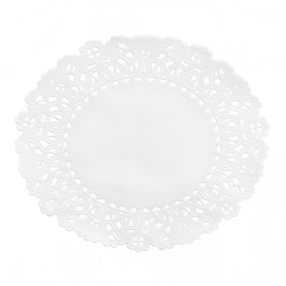 Hoffmaster Lapaco 5" Normandy Lace Doily - Paper, White (102-405)