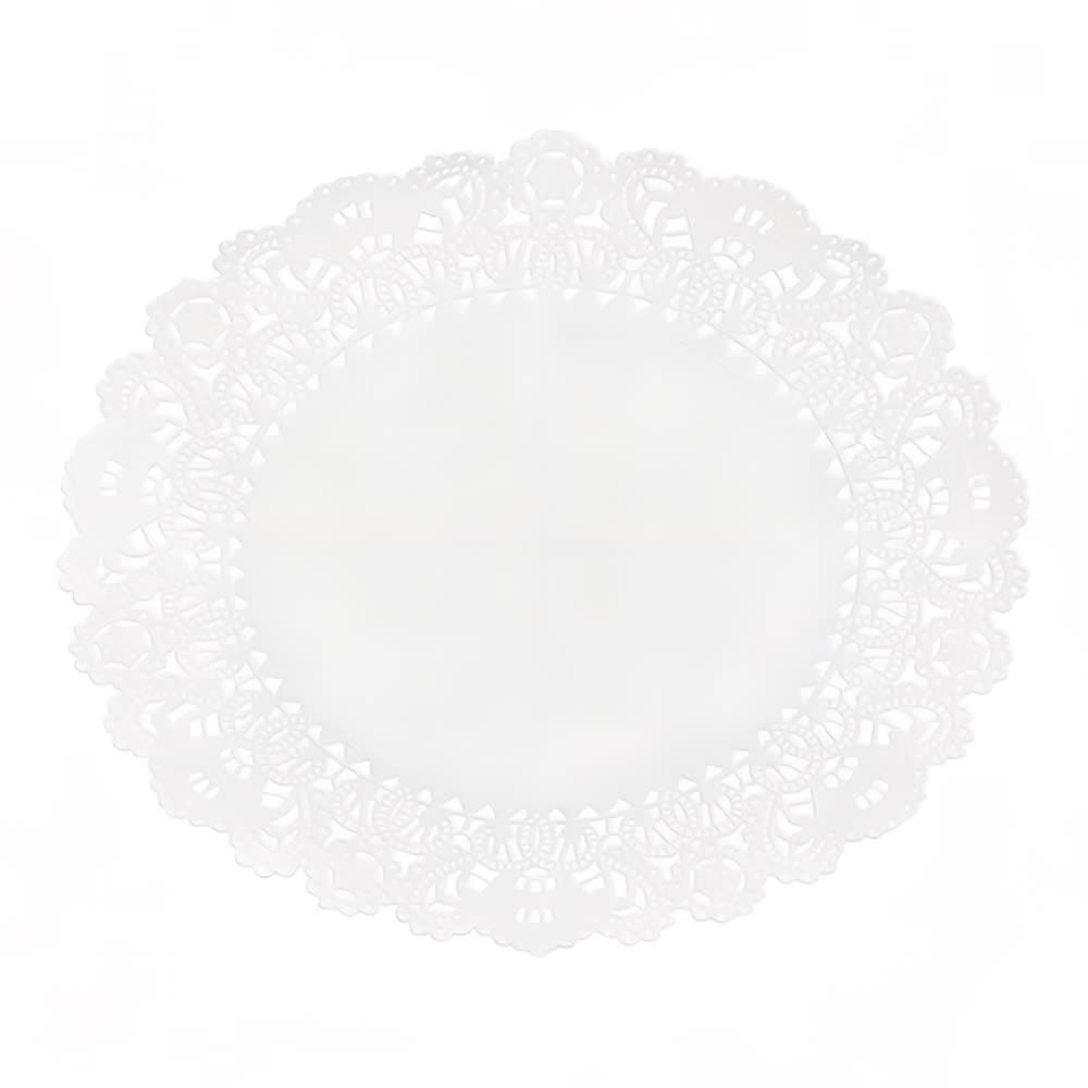 Hoffmaster Lapaco 6" Normandy Lace Doily - Paper, White (102-406)