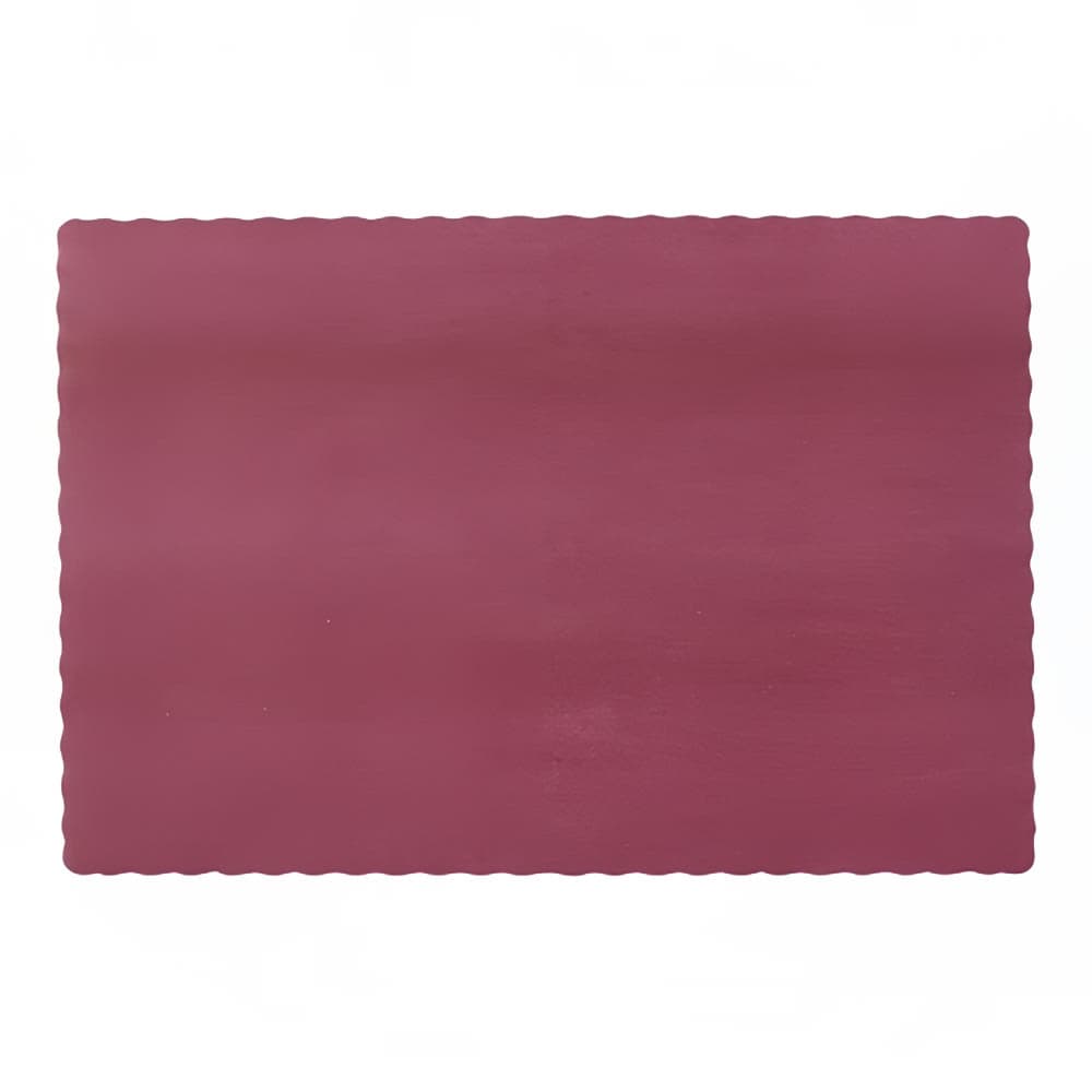 Hoffmaster Lapaco Placemat - 13 1/4" x 9 3/8", Paper, Burgundy (314-202)