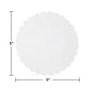Hoffmaster 5" French Lace Doily - Paper, White (500531) thumbnail 2