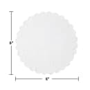 Hoffmaster 6" French Lace Doily - Paper, White (500532) thumbnail 2