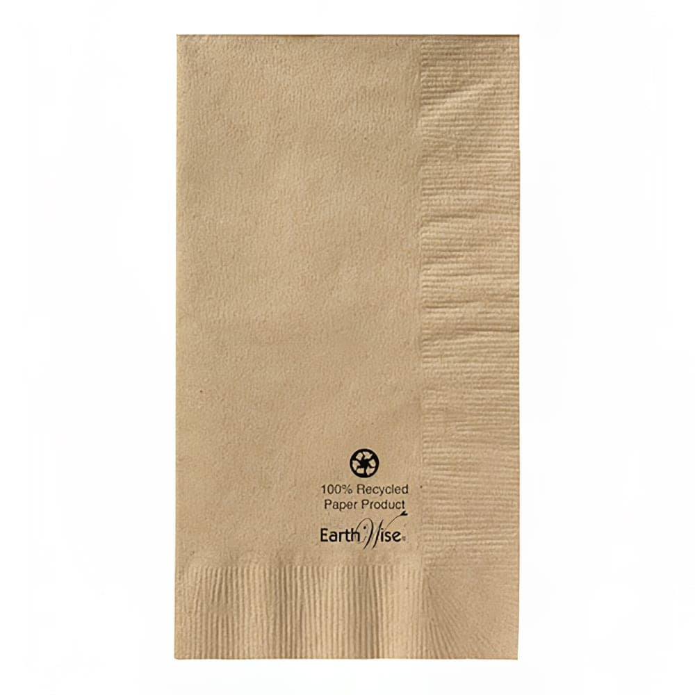 Hoffmaster 1/8 Fold Dinner Napkins - 2 ply, Brown (180430)