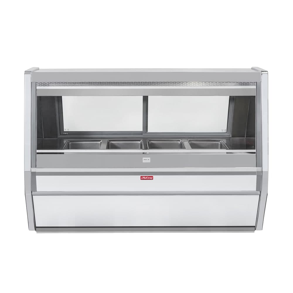 Howard-McCray 100.5" Full Service Hot Food Display - Straight Glass, 120-208v/1ph, White (CHS40E-8)