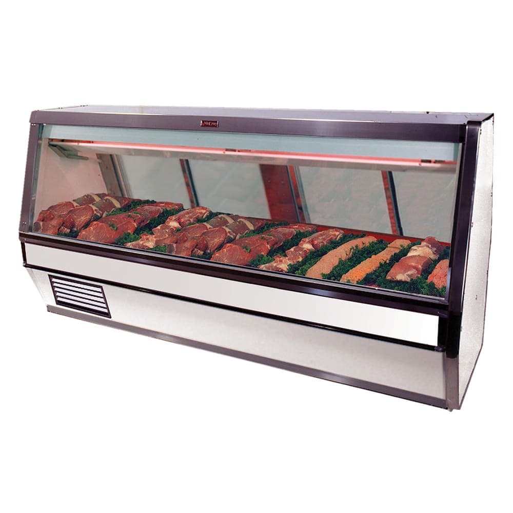 Howard-McCray 148-1/2" Full Service Red Meat Case w/ Straight Glass - (1) Level, 115v (R-CMS40E-12-LED)