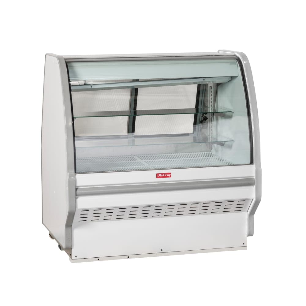 Howard-McCray 99 1/2" Full Service Bakery Case w/ Curved Glass - (3) Levels, 115v (SC-CBS40E-8C-BE-LED)