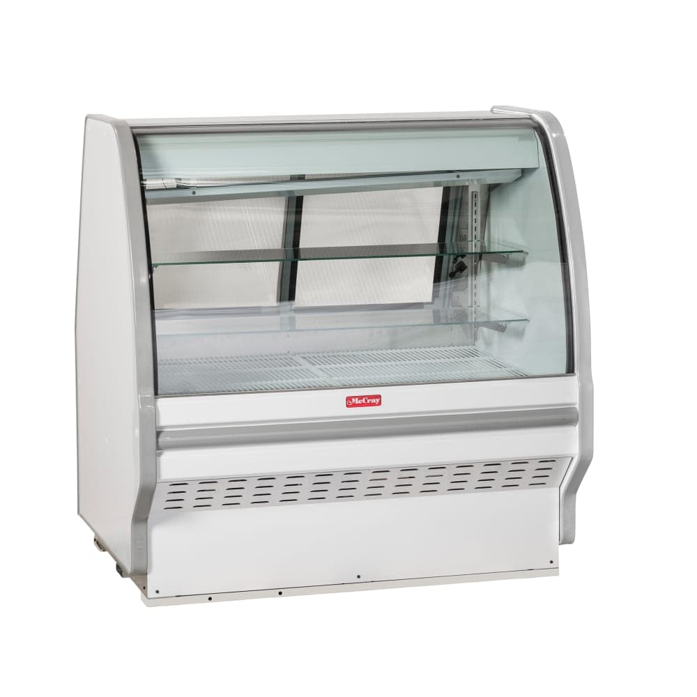 Howard-McCray 99 1/2" Full Service Bakery Case w/ Curved Glass - (3) Levels, 115v (SC-CBS40E-8C-LED)