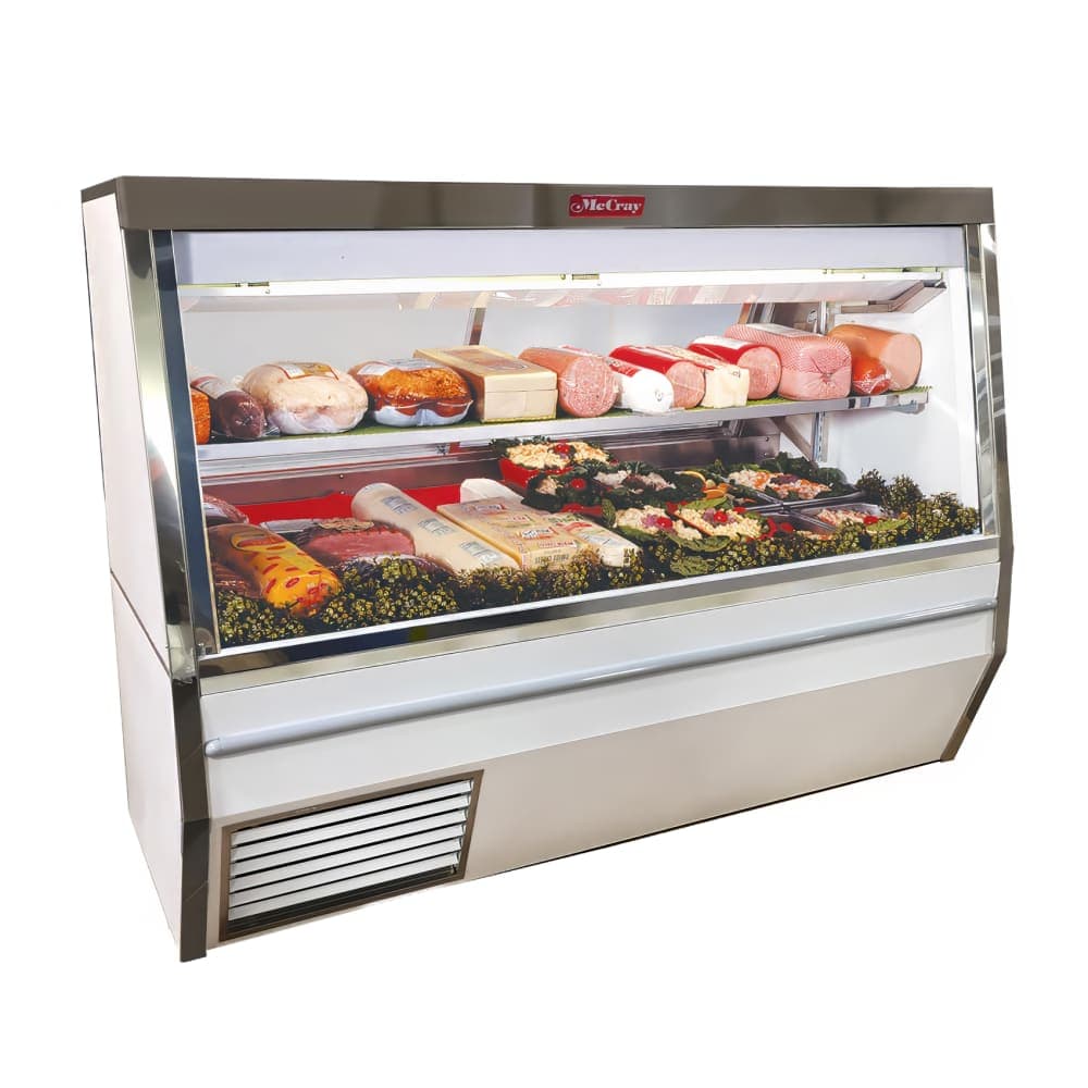 Howard-McCray 144" Full Service Deli Case w/ Straight Glass - (6) Levels, 115v (SC-CDS34N-12-LED)