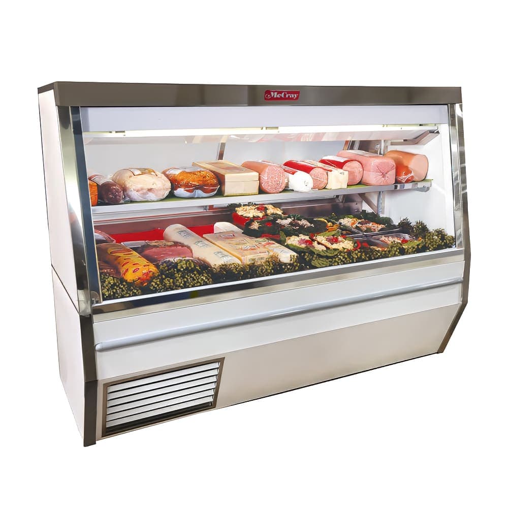 Howard-McCray 144" Full Service Deli Case w/ Straight Glass - (6) Levels, 115v (SC-CDS34N-12-S-LED)