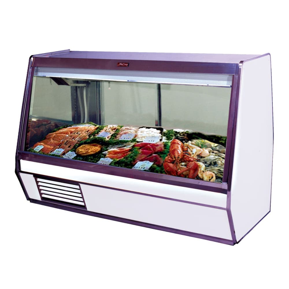 Howard-McCray 50" Full Service Fish/Poultry Case w/ Straight Glass - (1) Levels, 115v (SC-CFS32E-4-BE-LED)