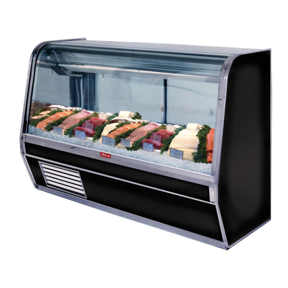 Howard-McCray 74" Full Service Fish/Poultry Case w/ Straight Glass - (1) Levels, 115v (SC-CFS32E-6-BE-LED)