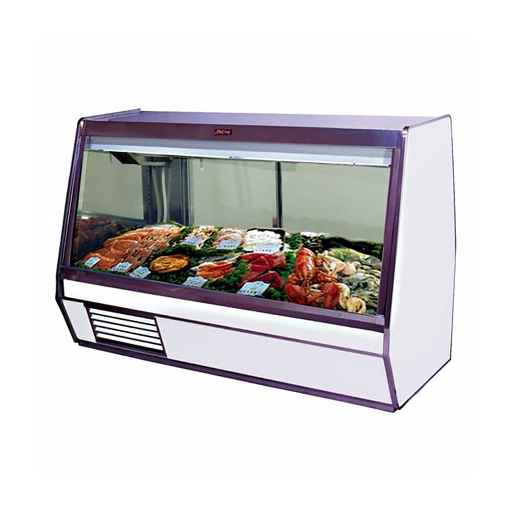 Howard-McCray 98" Full Service Fish/Poultry Case w/ Straight Glass - (1) Levels, 115v (SC-CFS32E-8-LED)