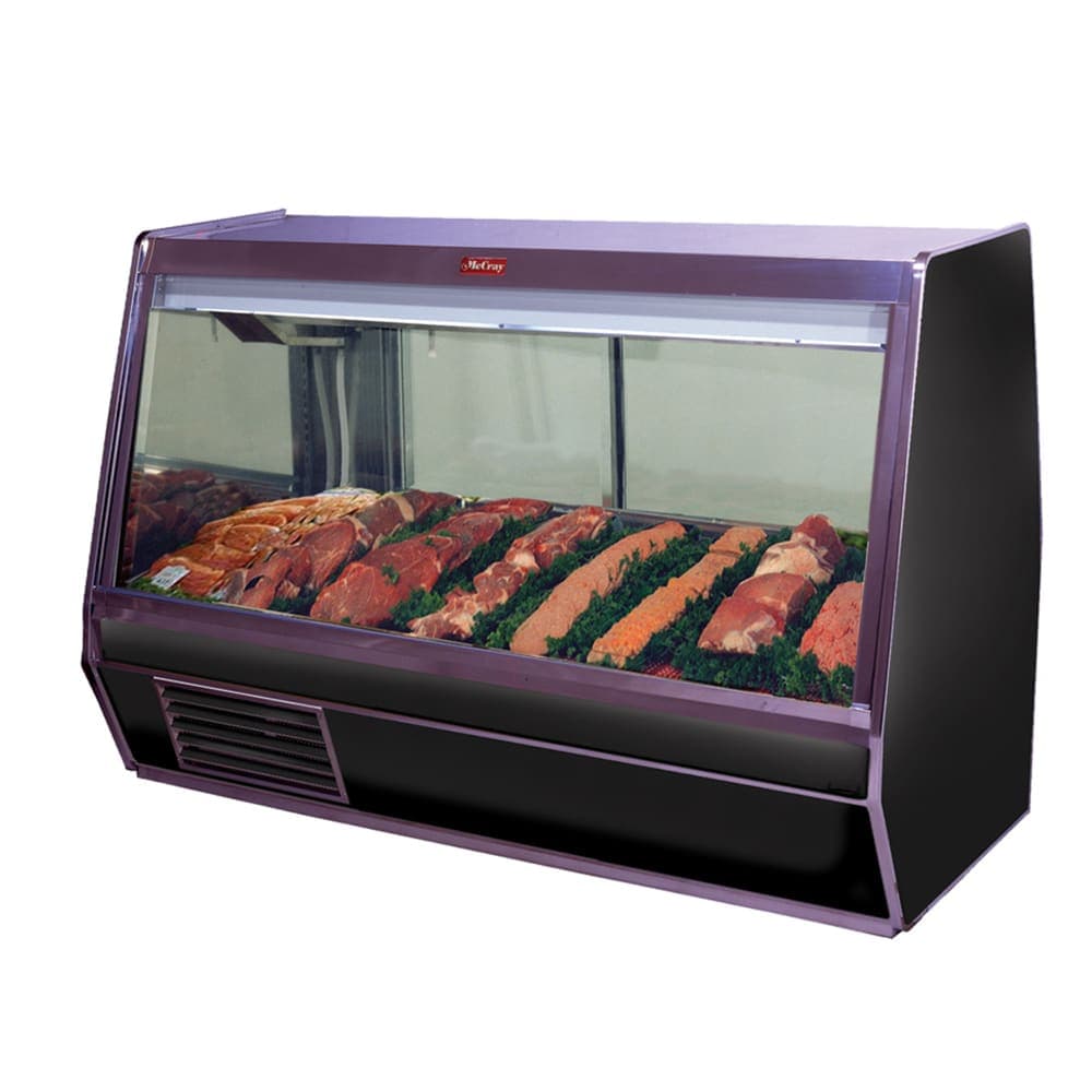 Howard-McCray 50" Full Service Red Meat Case w/ Straight Glass - (1) Level, 115v (SC-CMS32E-4-BE-LED)