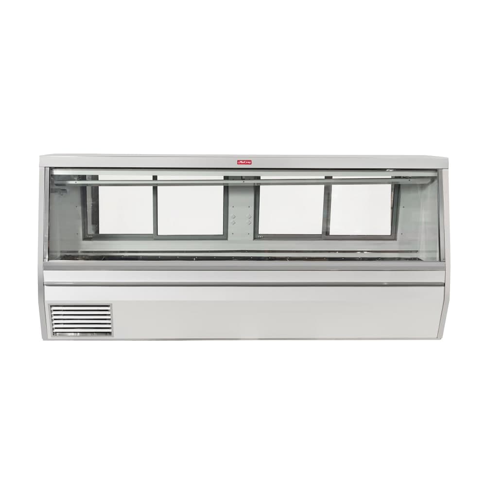 Howard-McCray 96" Full Service Red Meat Case w/ Straight Glass - (1) Level, 115v (SC-CMS34N-8-LED)