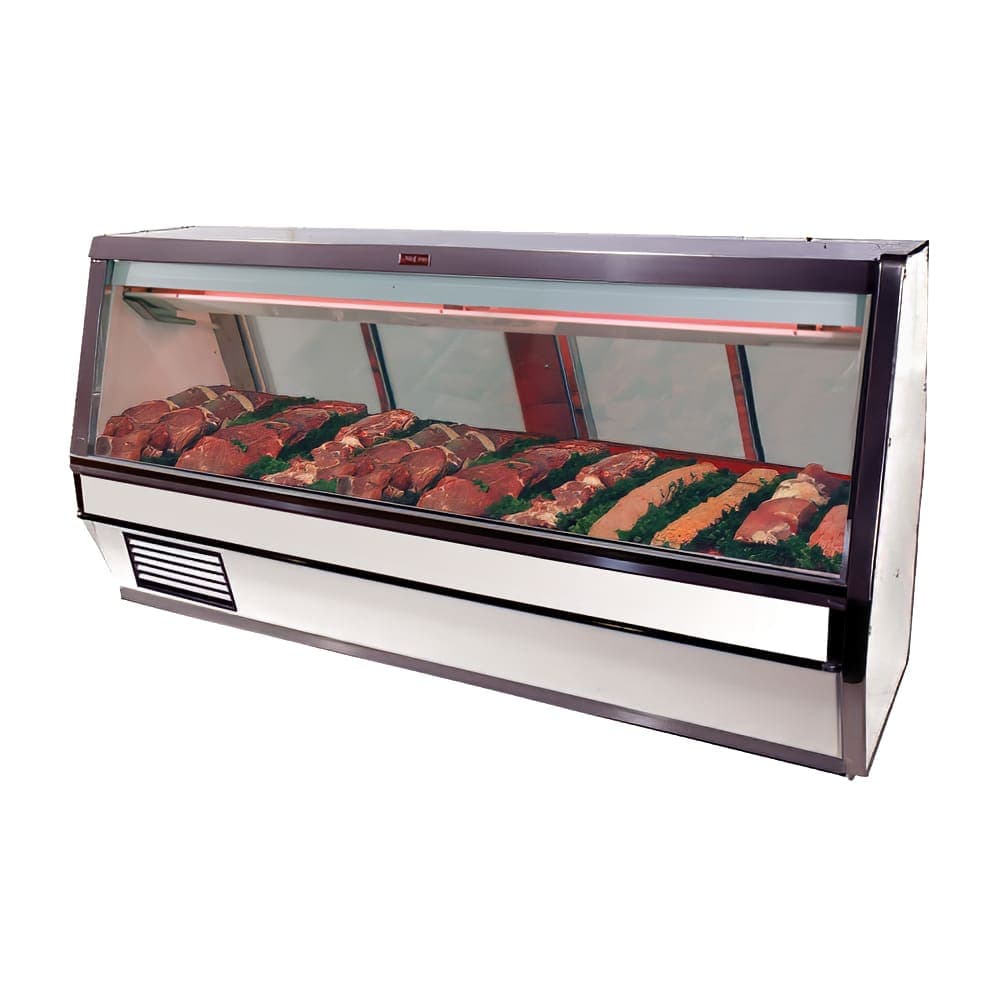 Howard-McCray 100 1/2" Full Service Red Meat Case w/ Straight Glass - (1) Level, 115v (SC-CMS40E-8-S-LED)