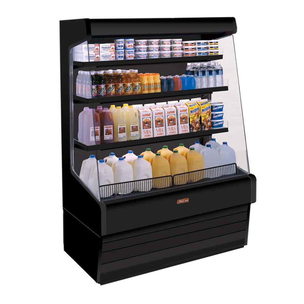 Howard-McCray 51" Vertical Open Air Cooler w/ (4) Levels, 115v (SC-OD30E-4-B-LED)