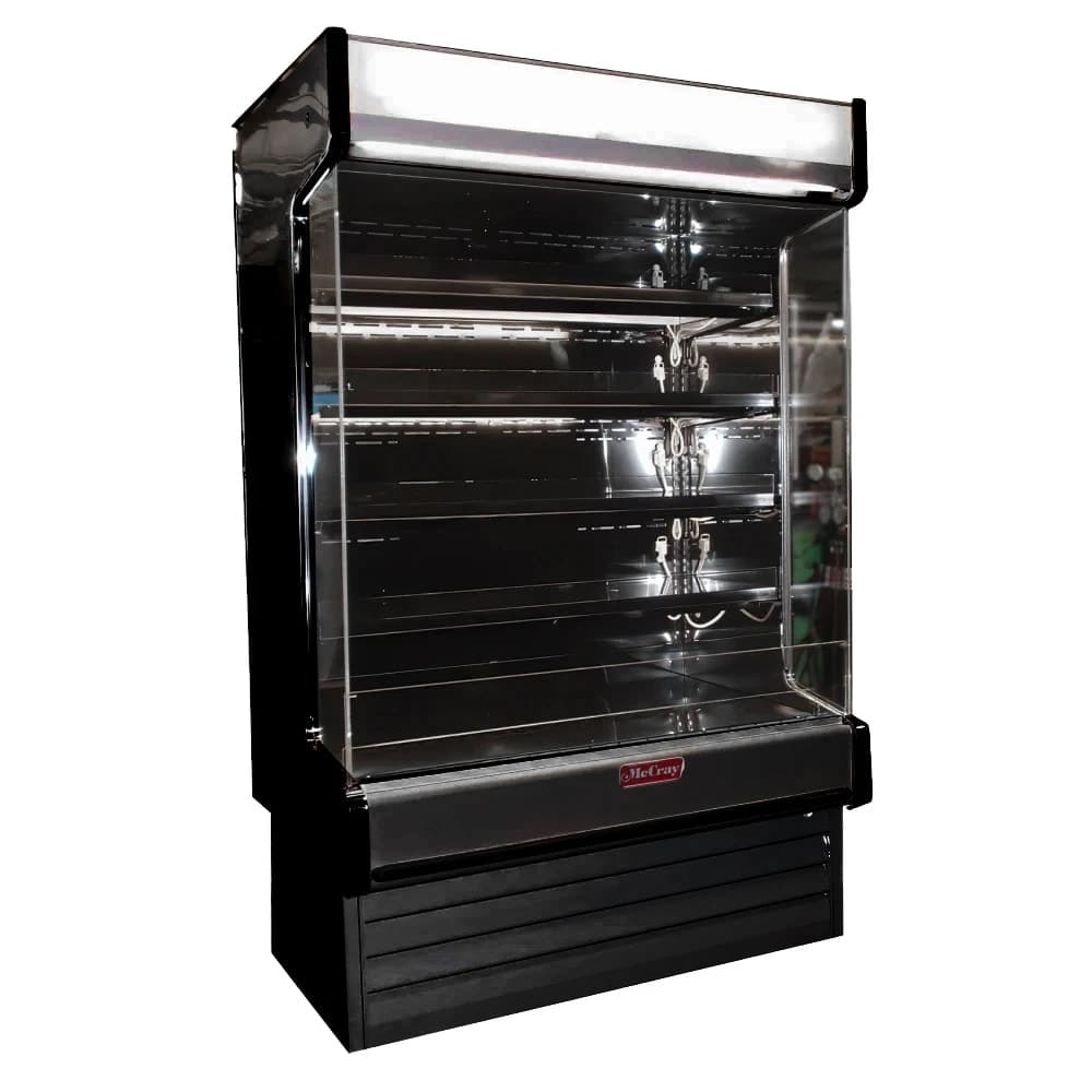 Howard-McCray 63" Vertical Open Air Cooler w/ (4) Levels, 115/208-230v (SC-OD35E-5-B-LED-LC)