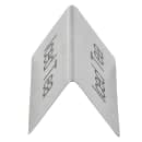 Update TS-ITE Iced Tea Table Tent Sign - 1 1/2" x 3", Stainless thumbnail 3