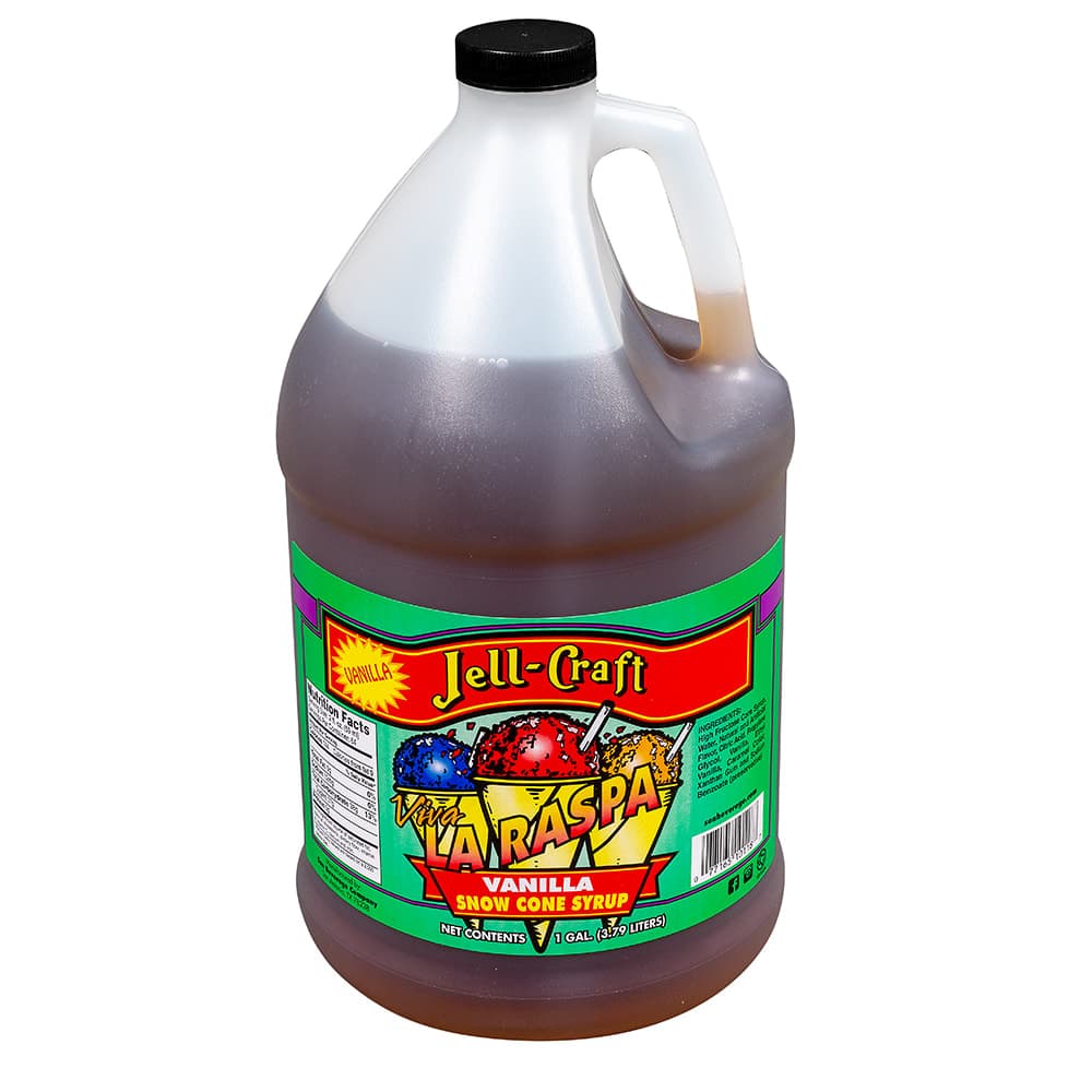 Jell-Craft 1 gal Vanilla Snow Cone Syrup (10118)