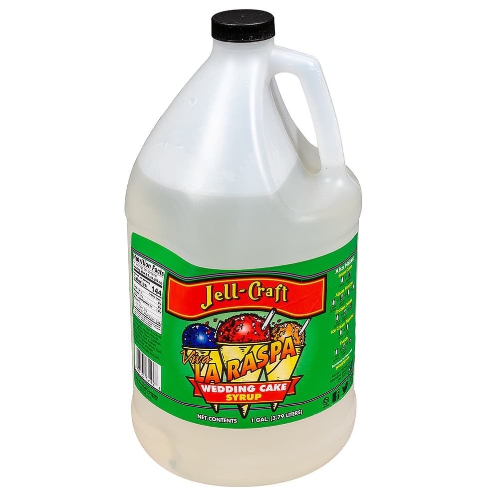 Jell-Craft 1 gal Wedding Cake Snow Cone Syrup (10142)