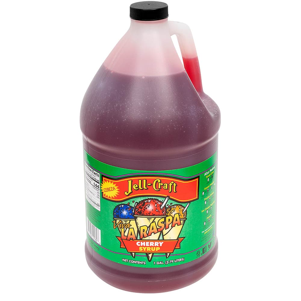 Jell-Craft 1 gal Cherry Snowcone Syrup (10182)
