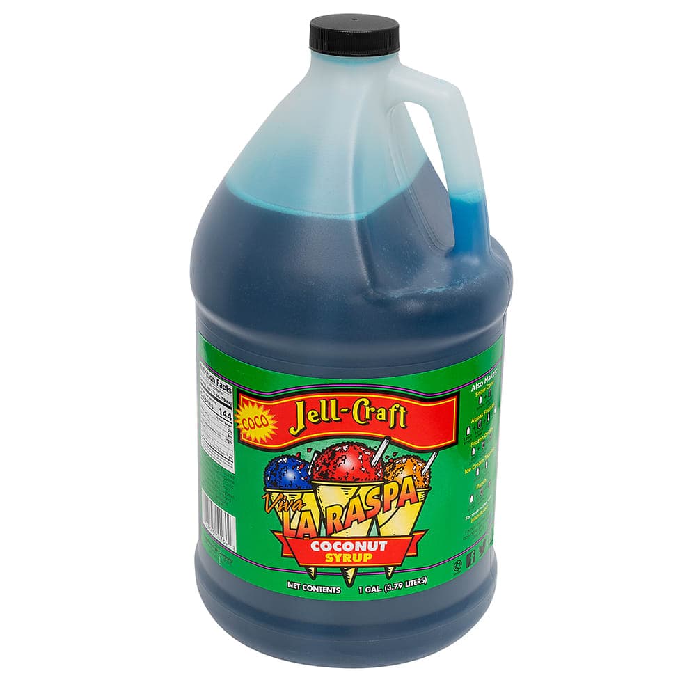 Jell-Craft 1 gal Coconut Snowcone Syrup (10184)