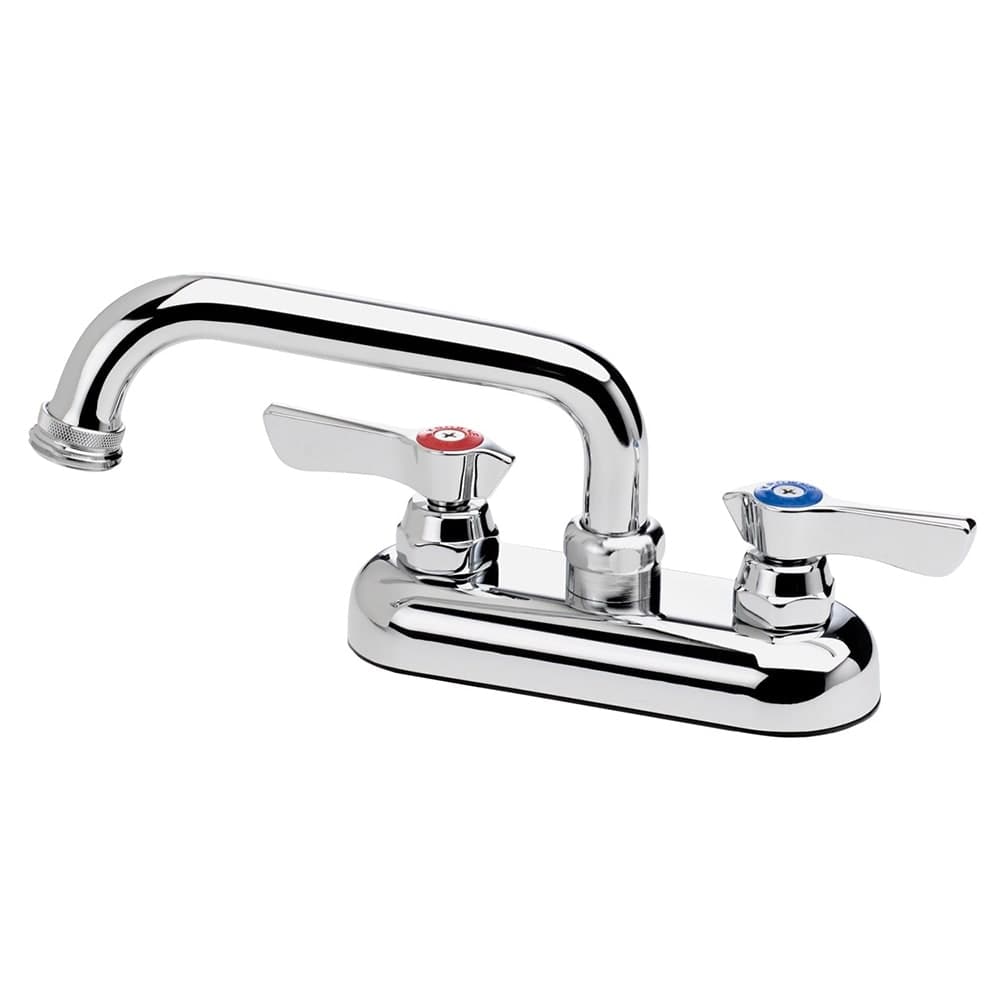 Krowne 11-450L Deck Mount Laundry Faucet - 6" Swing Spout, 4" Centers