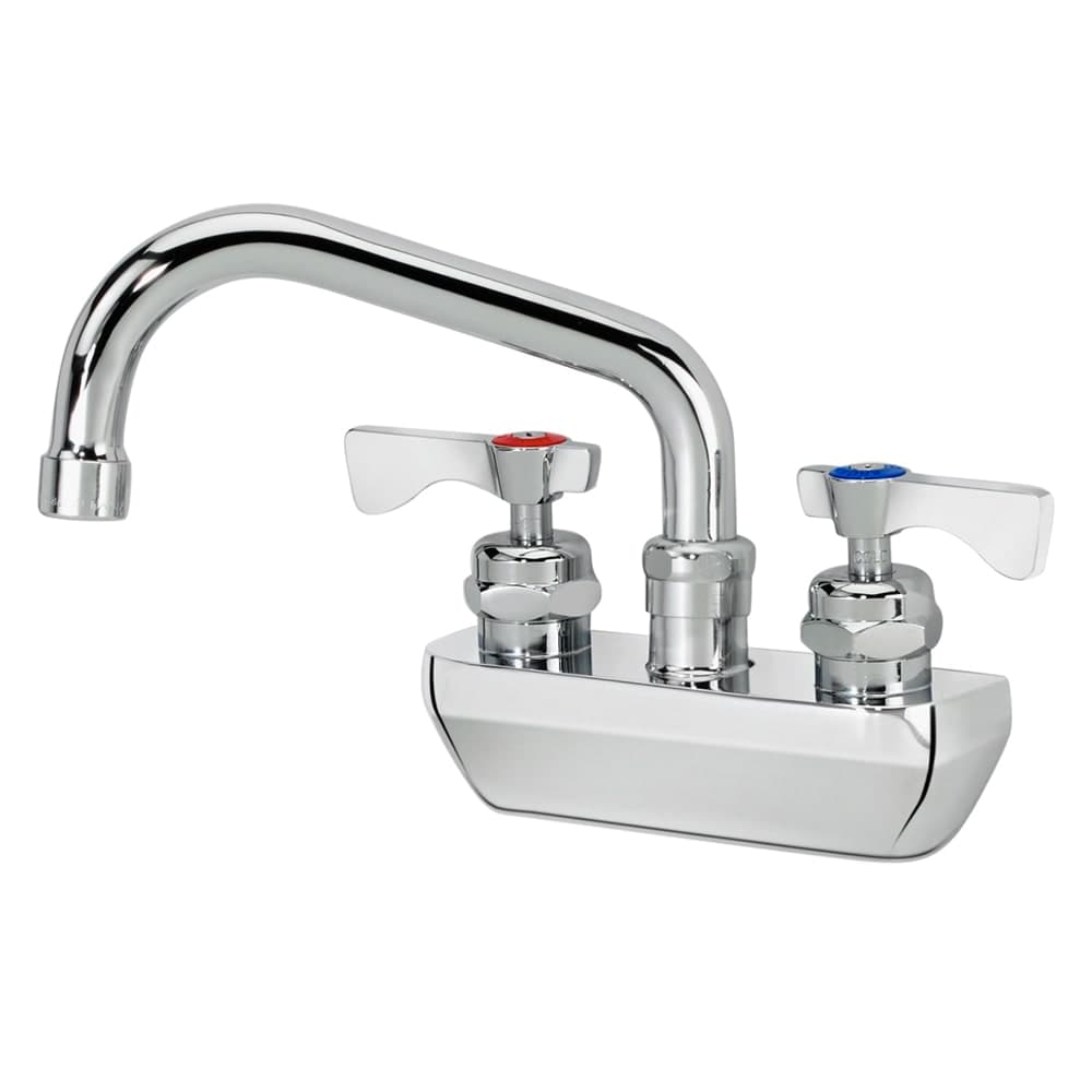 Krowne 14-406L Splash Mount Faucet - 6" Swing Spout, 4" Centers