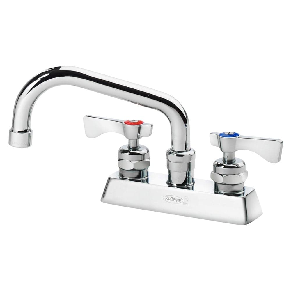 Krowne 15-306L Deck Mount Faucet - 6" Swing Spout, 4" Centers