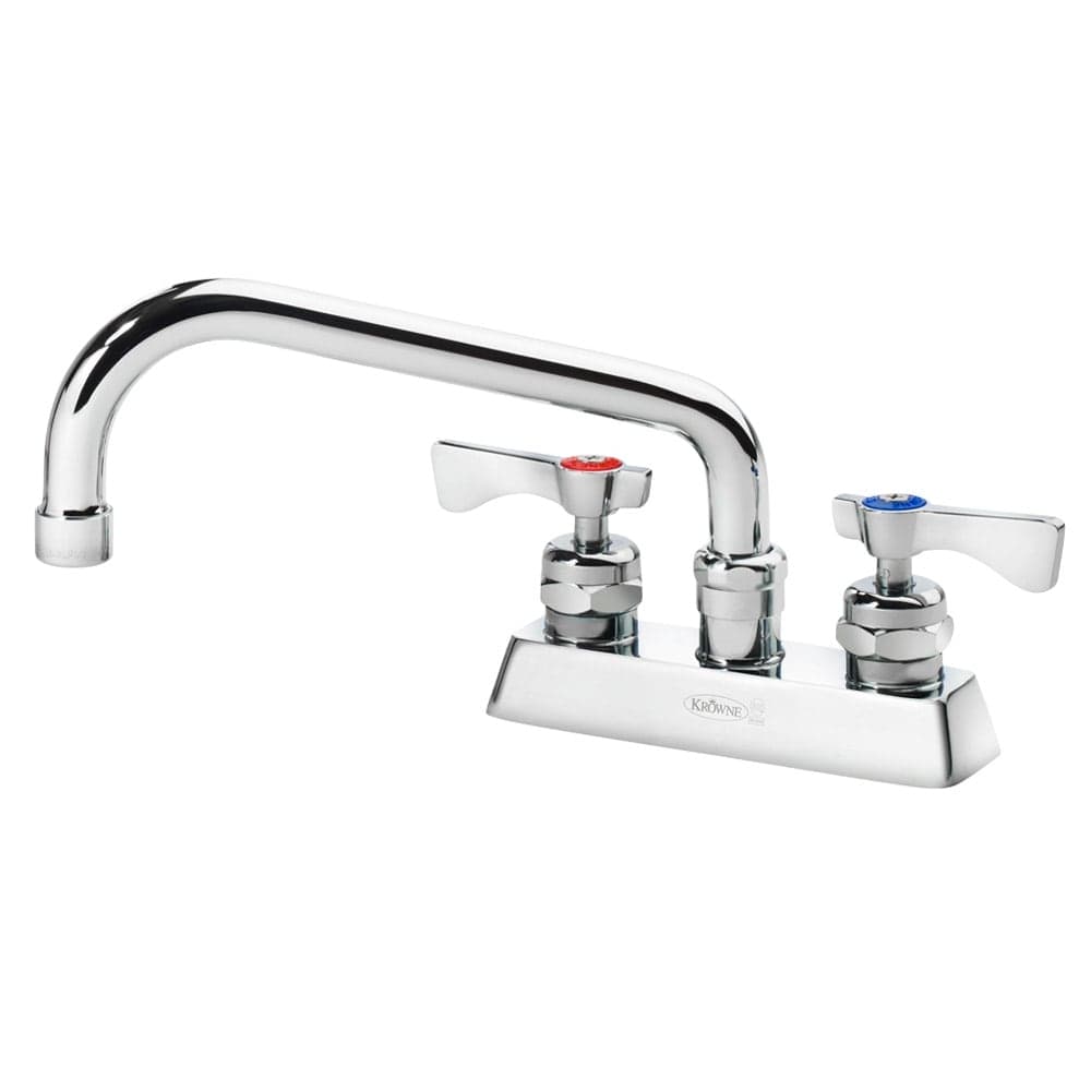 Krowne 15-308L Deck Mount Faucet - 8" Swing Spout, 4" Centers